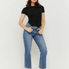 Jean Cropped Flare Taille Haute^Tally Weijl Fashion