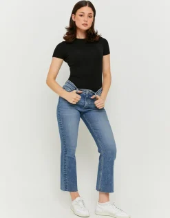 Jean Cropped Flare Taille Haute^Tally Weijl Fashion
