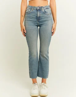 Jean Cropped Flare Bleu Taille Haute^Tally Weijl Discount