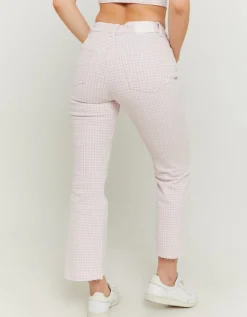 Jean Cropped Flare Imprimé Vichy^Tally Weijl New