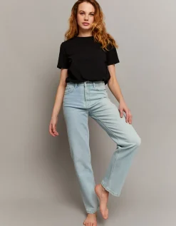 Jean Droit Clair Taille Haute^Tally Weijl Best