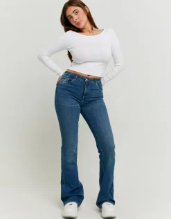 Jean Flare Foncé Push-Up Taille Mi-Haute^Tally Weijl Discount