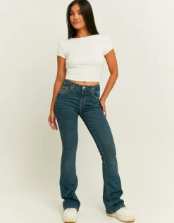 Jean Flare Bleu Foncé Push-Up^Tally Weijl Sale