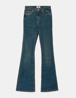 Jean Flare Bleu Foncé Push-Up^Tally Weijl Sale