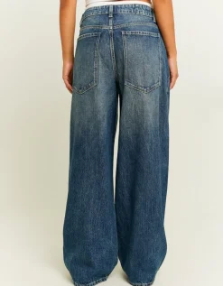 Jean Large Baggy avec Détail Caleçon^Tally Weijl New