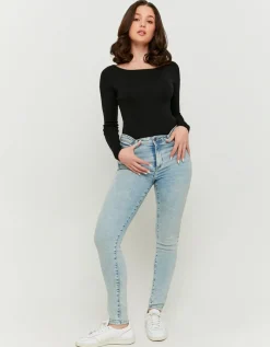 Jean Skinny Push-Up Clair Taille Mi-Haute^Tally Weijl Discount