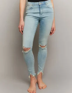 Jean Skinny Push-Up Clair Taille Mi-Haute^Tally Weijl Online