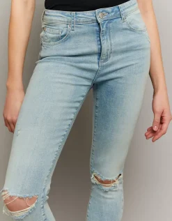 Jean Skinny Push-Up Clair Taille Mi-Haute^Tally Weijl Online