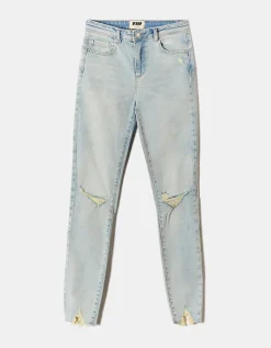 Jean Skinny Push-Up Clair Taille Mi-Haute^Tally Weijl Online