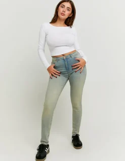 Jean Skinny Push-Up Taille Mi-Haute^Tally Weijl Outlet