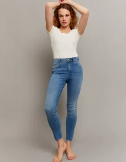 Jean Skinny Push-Up Bleu Taille Mi-Haute^Tally Weijl New