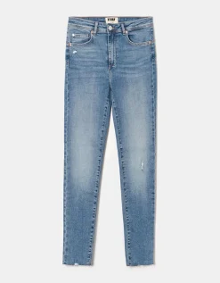 Jean Skinny Push-Up Bleu Taille Mi-Haute^Tally Weijl New