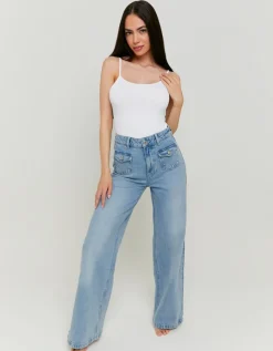 Jean Wide Leg avec Poches^Tally Weijl Hot