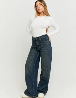 Jean Wide Leg Foncé Taille Haute^Tally Weijl Discount