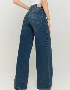 Jean Wide Leg Délavage Brut avec Poches^Tally Weijl Discount