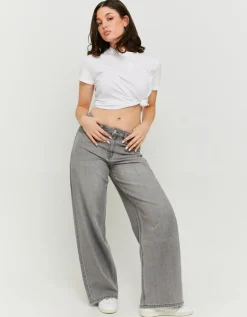 Jeans Baggy Taille Mi-Haute^Tally Weijl Sale