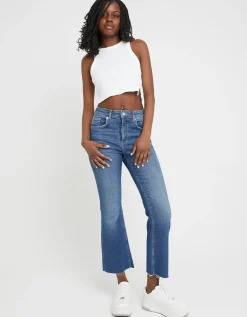 Jeans taille moyenne flare court^Tally Weijl Best