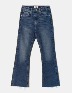 Jeans taille moyenne flare court^Tally Weijl Best