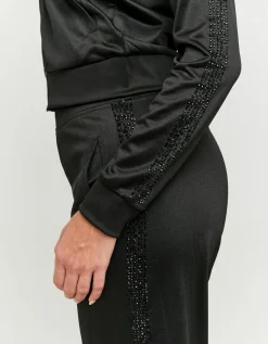 Jogging Straight Leg avec Bandes Latérales en Strass^Tally Weijl Online