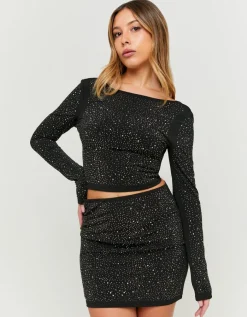 Jupe Courte e de Soirée avec Strass^Tally Weijl Outlet