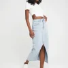 Jupe midi en jean taille haute avec strass^Tally Weijl Best
