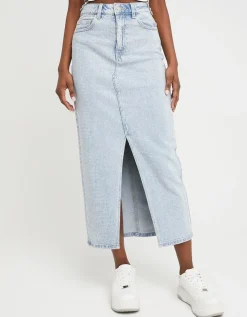 Jupe midi en jean taille haute avec strass^Tally Weijl Best