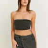 Jupe-Short en Jean avec Strass Taille Mi-Haute^Tally Weijl Clearance