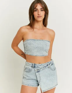 Jupe-Short en Jean avec Strass Taille Mi-Haute^Tally Weijl Best