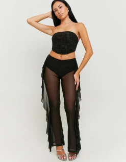 Legging en Mesh avec Fronces Latérales^Tally Weijl Hot