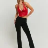Legging Flare Taille Mi-Haute avec Strass^Tally Weijl Fashion