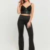 Legging Flare Taille Mi-Haute avec Clous^Tally Weijl Clearance