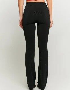 Legging Flare Taille Mi-Haute avec Strass^Tally Weijl Fashion