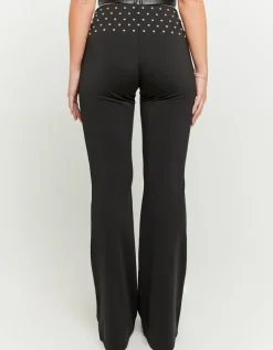 Legging Flare Taille Mi-Haute avec Clous^Tally Weijl Clearance