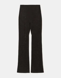 Legging Flare Taille Mi-Haute avec Strass^Tally Weijl Fashion