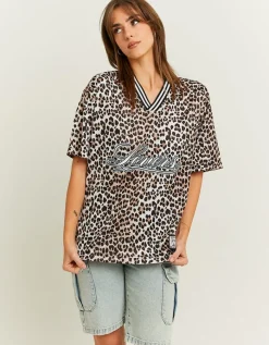 Leo Print T-Shirt de Football^Tally Weijl Outlet