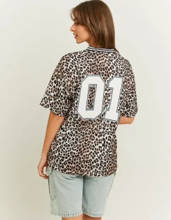 Leo Print T-Shirt de Football^Tally Weijl Outlet