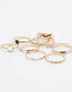Lot de 9 Bagues es^Tally Weijl Online