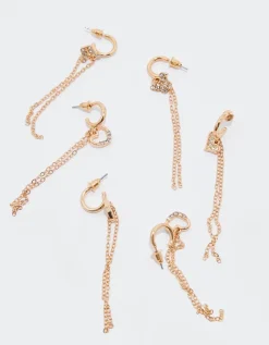 Lot de 3 Boucles d'Oreilles Tombantes^Tally Weijl Hot