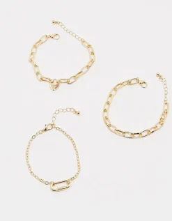 Lot de 3 Bracelets Chaîne e^Tally Weijl Outlet