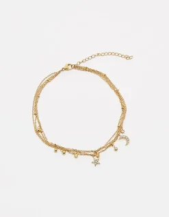 Lot de 4 Bracelets de Cheville avec Pendentifs^Tally Weijl Hot