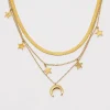 Lot de 3 Colliers avec Lune et Étoiles^Tally Weijl Hot