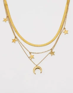 Lot de 3 Colliers avec Lune et Étoiles^Tally Weijl Hot