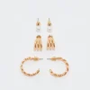 Lot de 3 Paires de Boucles d'Oreilles es^Tally Weijl Sale