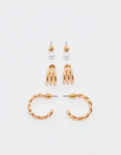 Lot de 3 Paires de Boucles d'Oreilles es^Tally Weijl Sale