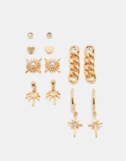 Lot de 6 Paires de Boucles d'Oreilles es^Tally Weijl Hot