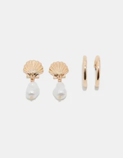 Lot de 2 Paires de Boucles d'Oreilles^Tally Weijl Fashion