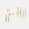 Lot de 6 Paires de Boucles d'Oreilles^Tally Weijl Sale