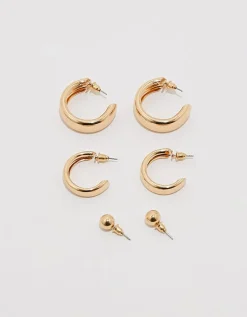 Lot de 3 Paires de Boucles d'Oreilles^Tally Weijl Outlet
