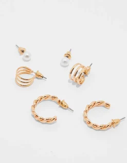 Lot de 3 Paires de Boucles d'Oreilles es^Tally Weijl Sale