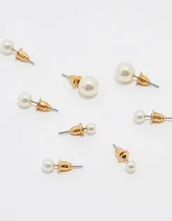 Lot de 4 Paires de Boucles d'Oreilles en Perles^Tally Weijl Fashion